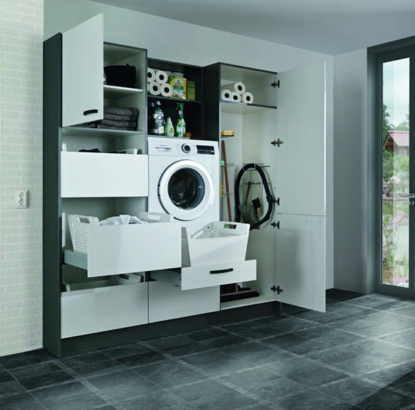 EHZ185M002NN | Front: Weiß Matt | Korpus: Anthrazit